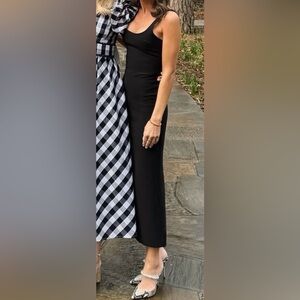 NWT Zara Black Bodycon Dress, Size Medium